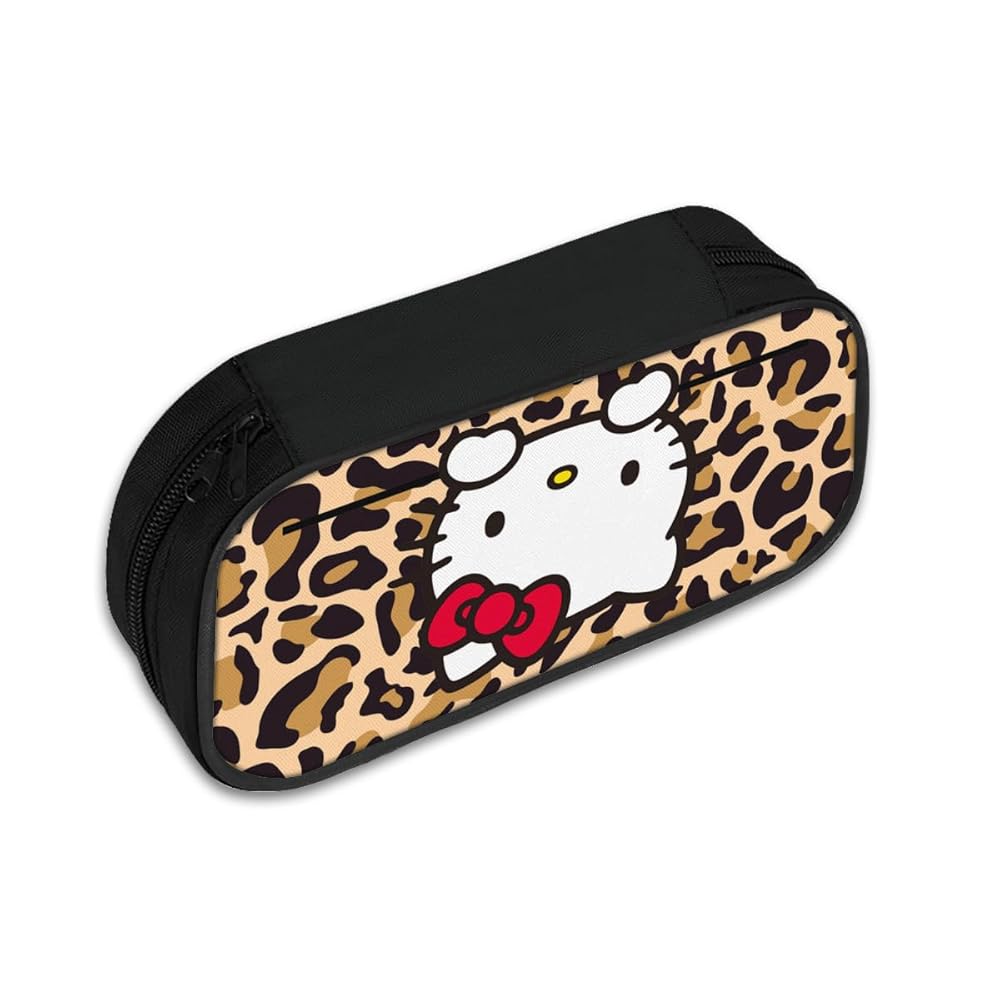 Amazon.co.jp: ペンケース ハローキティ 豹柄 ヒョウ 紋 筆箱 ふ